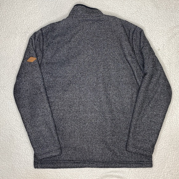 Orvis Brighton Sherpa Lined 1/4 Zip Pullover Sweater: Size Medium - Picture 2 of 11